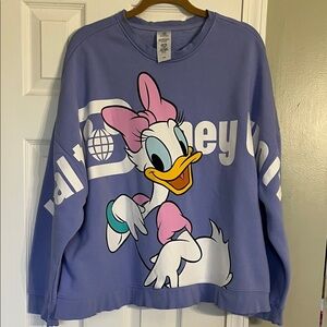 Disney World Purple Sweatshirt with Daisy Duck